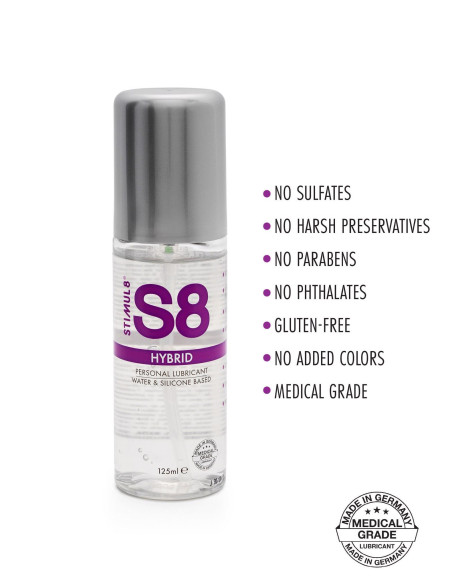 S8 Hybrid Lube 125ml Natural
