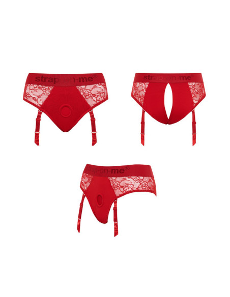 HARNESS LINGERIE DIVA - XXL - RED