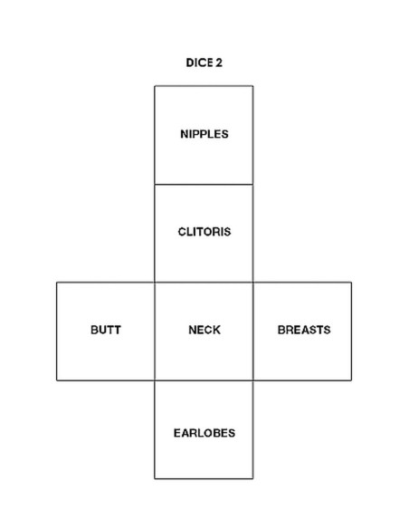 Kości-Love Dice Rosé Gold