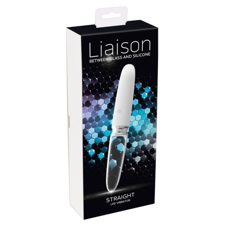 Wibrator szklano-silikonowy Glass Vibrator 3 z podświetleniem LED, 10 trybów wibracji, 17,7 cm - 1