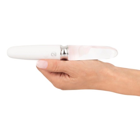 Wibrator szklano-silikonowy Glass Vibrator 3 z podświetleniem LED, 10 trybów wibracji, 17,7 cm - 6