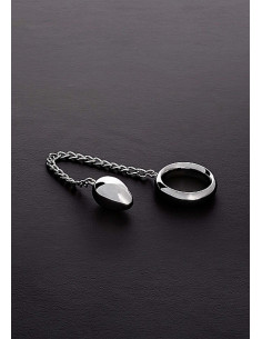 Donut C-Ring Anal Egg (40/40mm) with chain