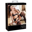 Rhinestone Shelf Bra Set - 1