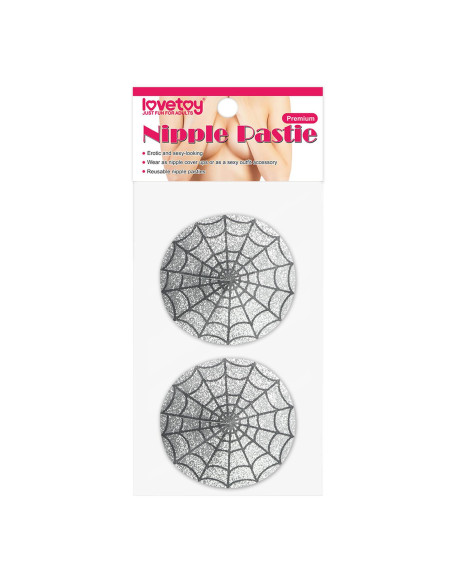 Reusable Spider Glittering Sexy Nipple Pasties