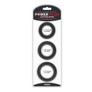 Pierścienie erekcyjne Soft Silicone Snug Ring – zestaw 3 czarnych silikonowych ringów o średnicach 3-10 cm - 1