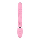 Wibrator Tongue Extension z ruchomym języczkiem i funkcją ogrzewania, 21 cm - 2