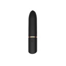 Pocisk wibrujący Rocket Black - 10 trybów wibracji, silikon + ABS, Ø 1,8 × 9 cm - 1