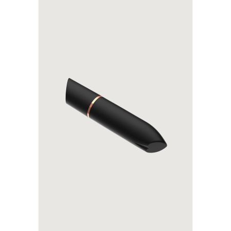 Pocisk wibrujący Rocket Black - 10 trybów wibracji, silikon + ABS, Ø 1,8 × 9 cm - 2