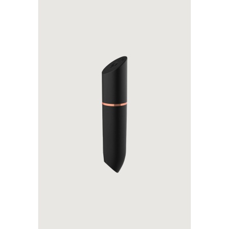 Pocisk wibrujący Rocket Black - 10 trybów wibracji, silikon + ABS, Ø 1,8 × 9 cm - 3