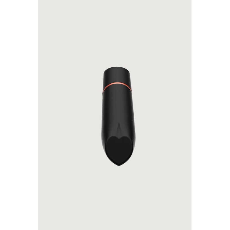 Pocisk wibrujący Rocket Black - 10 trybów wibracji, silikon + ABS, Ø 1,8 × 9 cm - 5