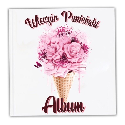 Album na zdjęcia w kwiatowym motywie na wieczór panieński - 1