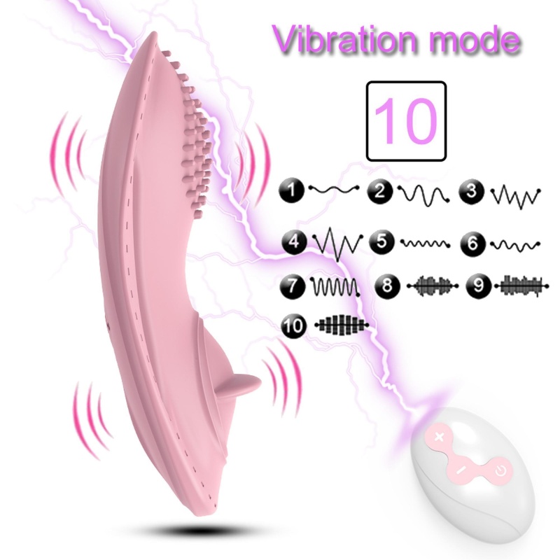 Wibrator Strap on Vibrator 01 z pilotem, 10 trybów, 12 cm - 4