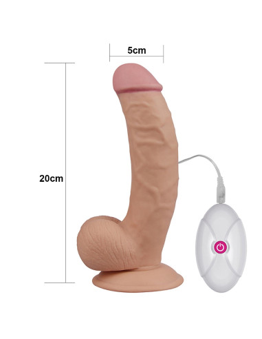 8.5"" The Ultra Soft Dude Vibrating