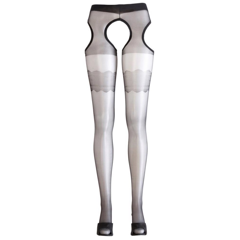 Tights with garter XL - 6