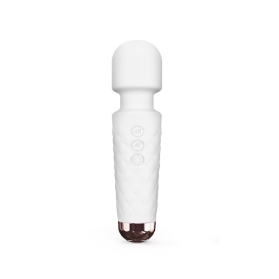 Masażer łechtaczki MINI WANDERFUL White - elastyczna szyjka, 20 trybów wibracji, 15,5 cm - 1