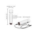 Masażer łechtaczki MINI WANDERFUL White - elastyczna szyjka, 20 trybów wibracji, 15,5 cm - 3