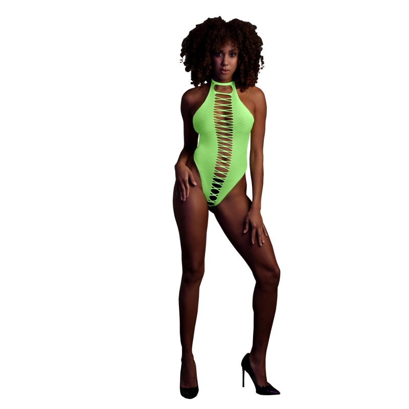 High-Cut Body - Neon Green - 1