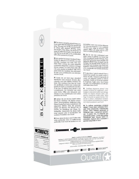 Breathable Ball Gag - With Bonded Leather Straps