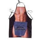 Fartuch kuchenny Apron Men's Body z nadrukiem męskiego ciała na wieczór kawalerski - 2