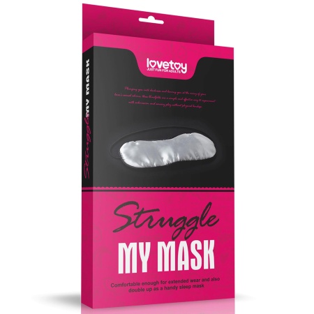 Maska na oczy My Mask Srebrna - 1