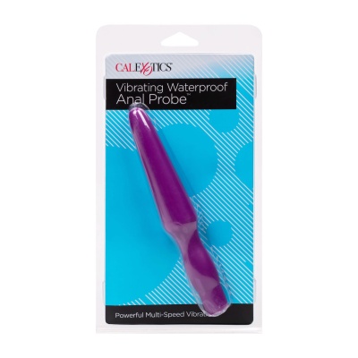 Wibrująca sonda analna Waterproof Anal Probe Purple 16,5 cm - 1 2