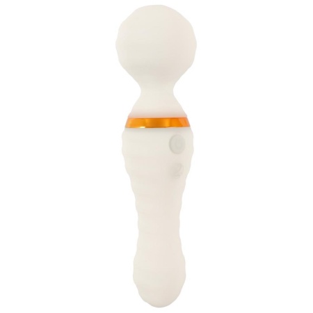 Wibrator-różdżka GITD Wand Vibrator – dwustronny masażer świecący w ciemności, 19,5 cm - 3