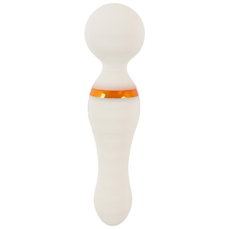 Wibrator-różdżka GITD Wand Vibrator – dwustronny masażer świecący w ciemności, 19,5 cm - 4