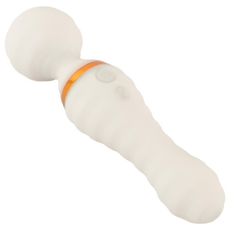 Wibrator-różdżka GITD Wand Vibrator – dwustronny masażer świecący w ciemności, 19,5 cm - 6