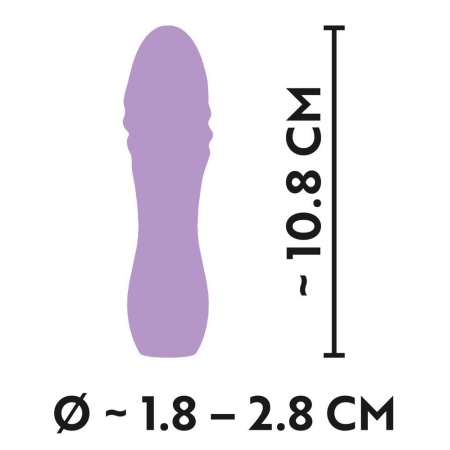 Wibrator Mini Cuties 3. generacji – 10 trybów wibracji, elastyczny korpus, długość 10,8 cm, średnica 1,8–2,8 cm - 9