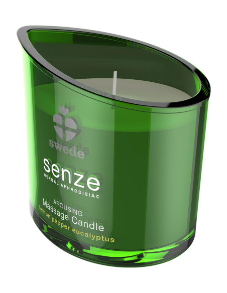 Swede - Senze Arousing Massage Candle Lemon Pepper Eucalyptus