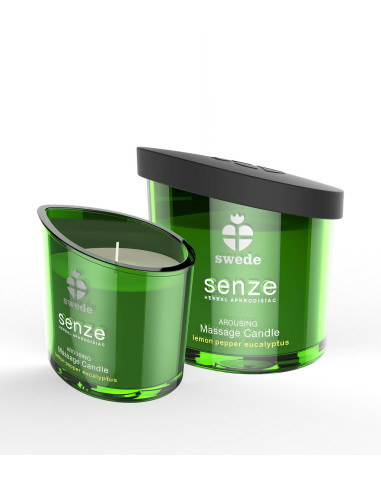 Swede - Senze Arousing Massage Candle Lemon Pepper Eucalyptus
