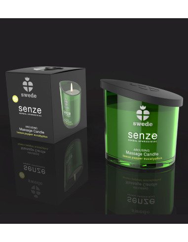 Swede - Senze Arousing Massage Candle Lemon Pepper Eucalyptus