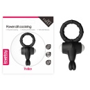 Wibrujący Pierścień Erekcyjny Power Clit Silicone – Czarny, 3.5 cm - 1