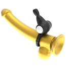 Wibrujący Pierścień Erekcyjny Power Clit Silicone – Czarny, 3.5 cm - 3