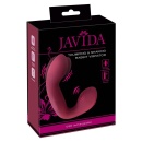 Wibrator Javida Thumping & Shaking Rabbit – zakrzywiony stymulator punktu G i łechtaczki, 17,1 cm - 1