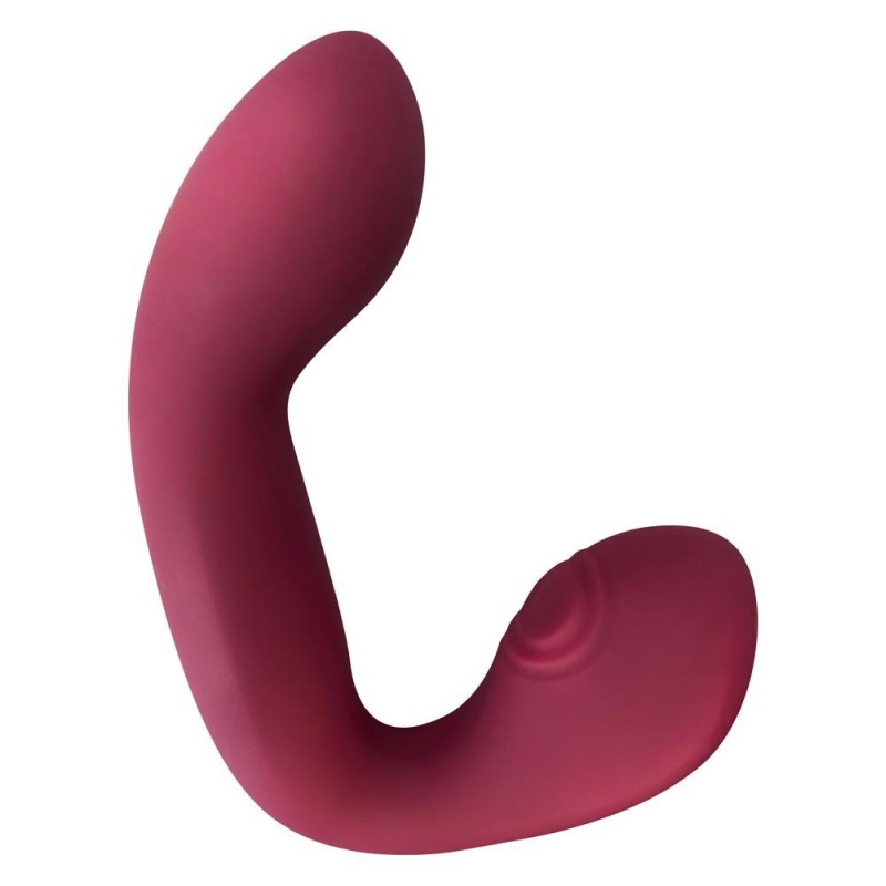 Wibrator Javida Thumping & Shaking Rabbit – zakrzywiony stymulator punktu G i łechtaczki, 17,1 cm - 2