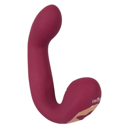 Wibrator Javida Thumping & Shaking Rabbit – zakrzywiony stymulator punktu G i łechtaczki, 17,1 cm - 3