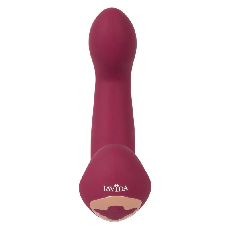 Wibrator Javida Thumping & Shaking Rabbit – zakrzywiony stymulator punktu G i łechtaczki, 17,1 cm - 4