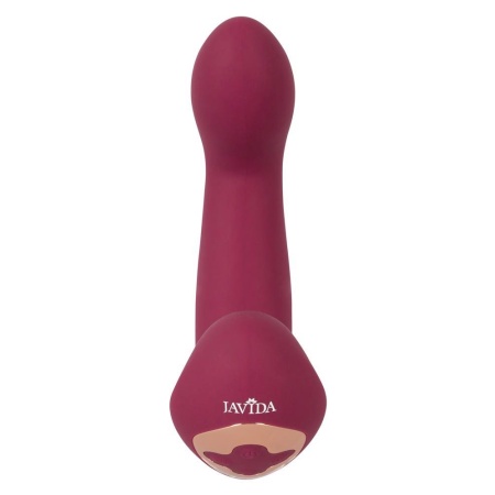 Wibrator Javida Thumping & Shaking Rabbit – zakrzywiony stymulator punktu G i łechtaczki, 17,1 cm - 4