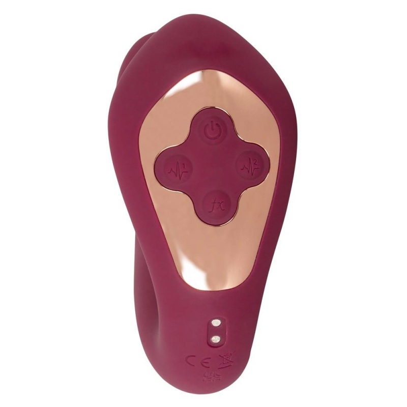 Wibrator Javida Thumping & Shaking Rabbit – zakrzywiony stymulator punktu G i łechtaczki, 17,1 cm - 5