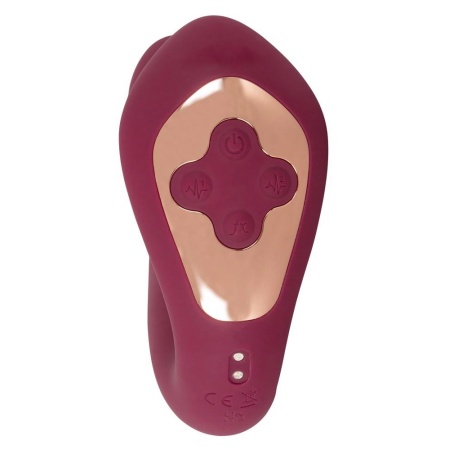 Wibrator Javida Thumping & Shaking Rabbit – zakrzywiony stymulator punktu G i łechtaczki, 17,1 cm - 5