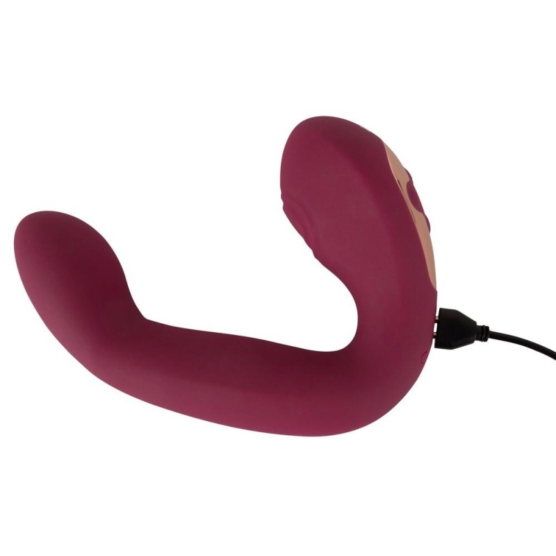 Wibrator Javida Thumping & Shaking Rabbit – zakrzywiony stymulator punktu G i łechtaczki, 17,1 cm - 7