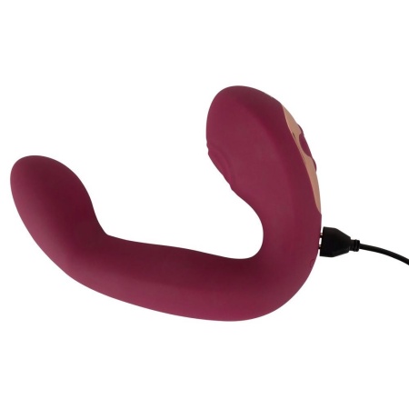Wibrator Javida Thumping & Shaking Rabbit – zakrzywiony stymulator punktu G i łechtaczki, 17,1 cm - 7