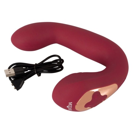Wibrator Javida Thumping & Shaking Rabbit – zakrzywiony stymulator punktu G i łechtaczki, 17,1 cm - 8