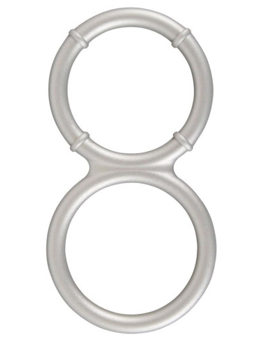 Metallic Silicone Double Ring