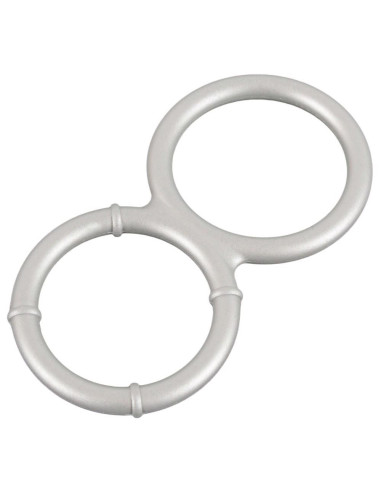 Metallic Silicone Double Ring