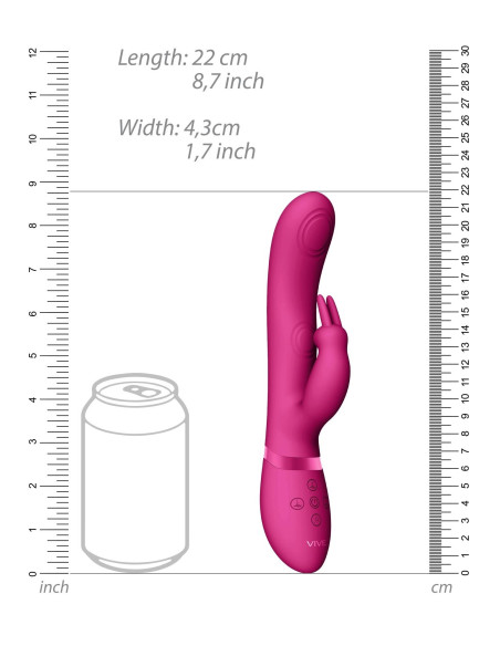 May - Pulse-Wave & C-spot & G-Spot Rabbit - Pink