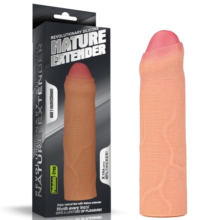 Nakładka na penisa Silicone Nature Extender 16,5 cm - 1