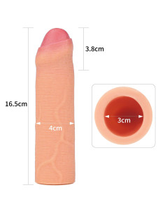 Add 1"" Revolutionary Silicone Nature Extender Uncircumcised 2