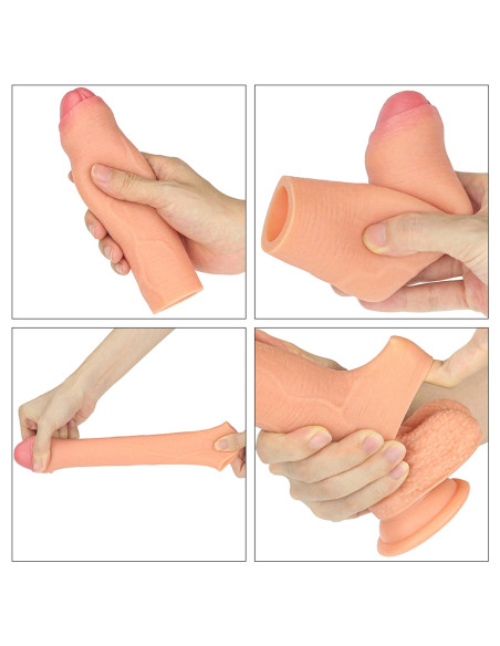 Add 1"" Revolutionary Silicone Nature Extender Uncircumcised